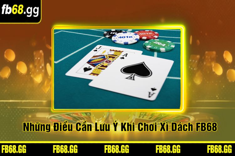 Những Điều Cần Lưu Ý Khi Chơi Xì Dách FB68